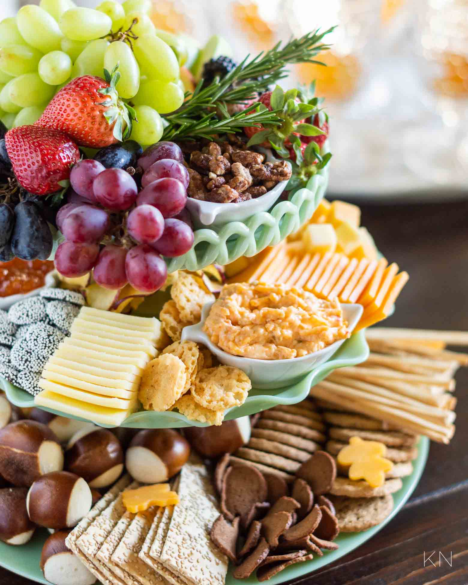 Fall Charcuterie Board Tower Idea