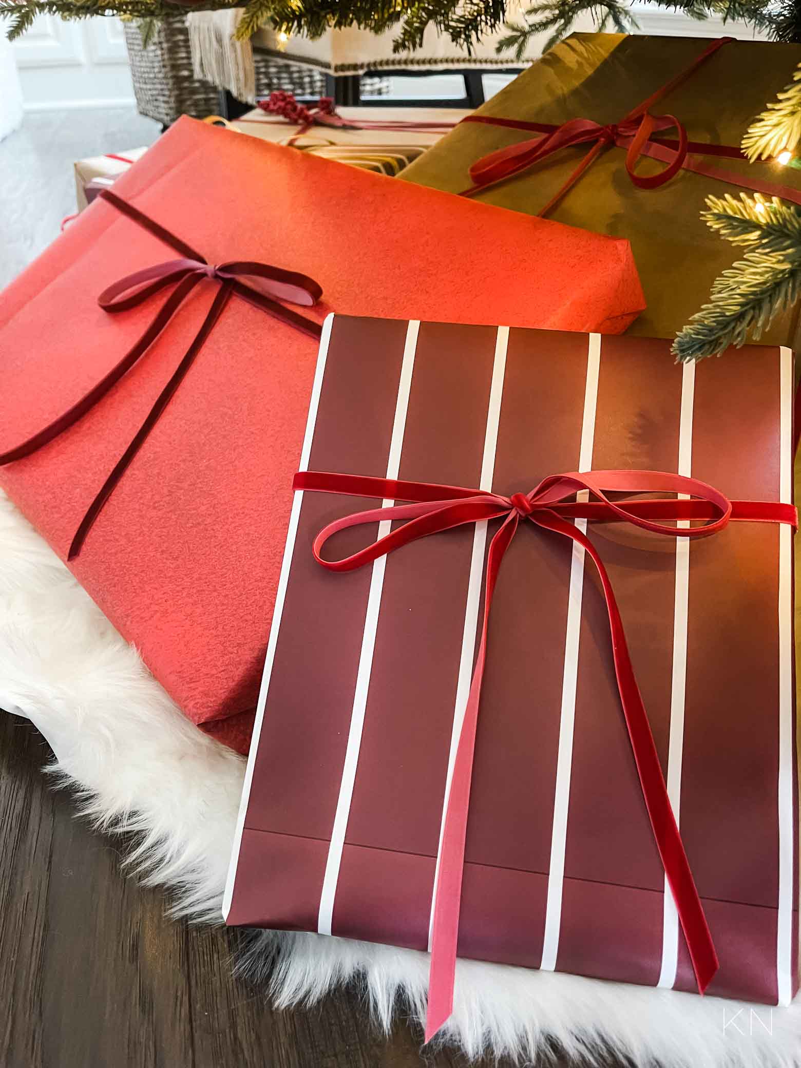 Red Christmas Gift Wrap Ideas