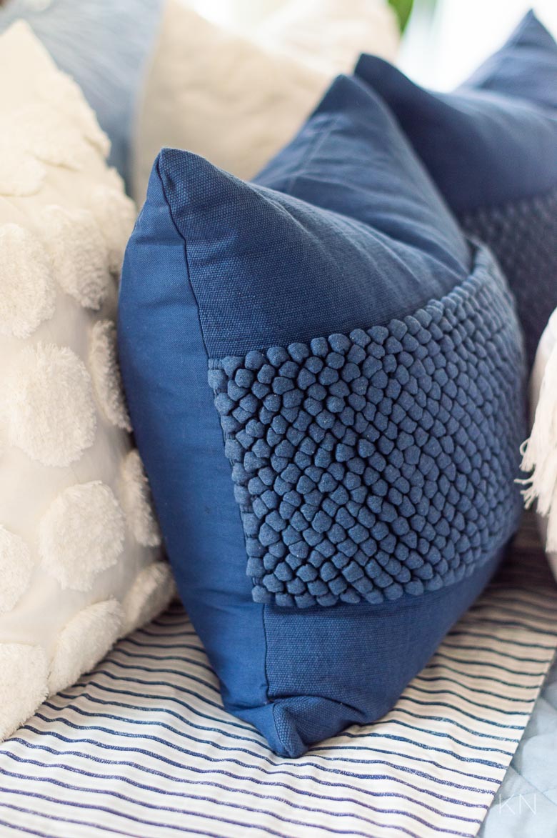 Blue and White Mix and Match Throw Pillows