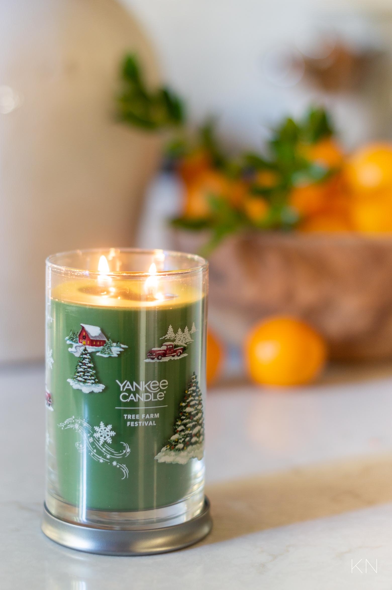 Four Christmas Candles with Centerpiece Ideas