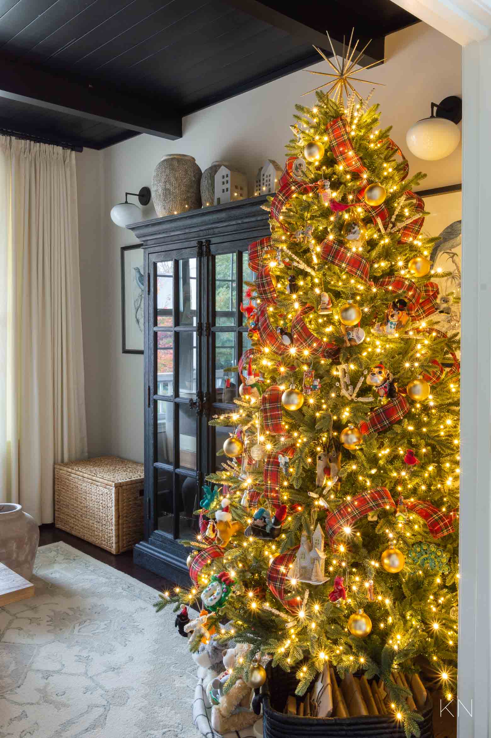 Nostalgic Family Christmas Tree -- Ornaments and Decor