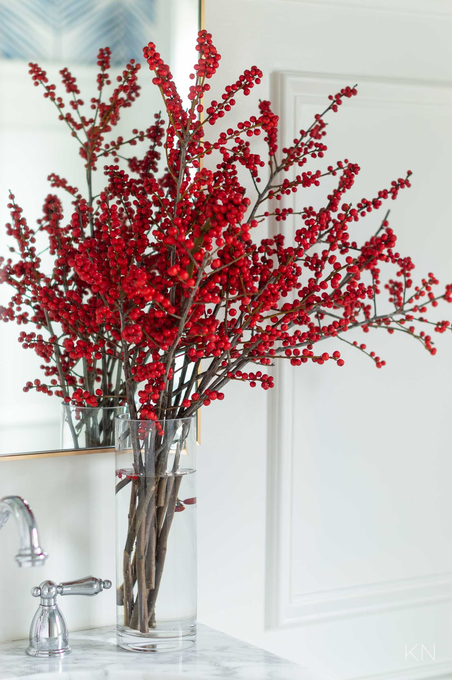 Red Bittersweet Berries -- Christmas Arrangement