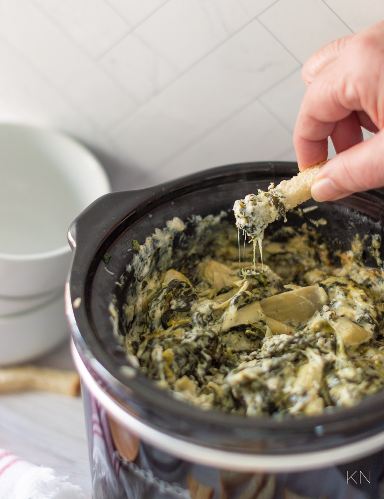Crock Pot Spinach Artichoke Dip Recipe