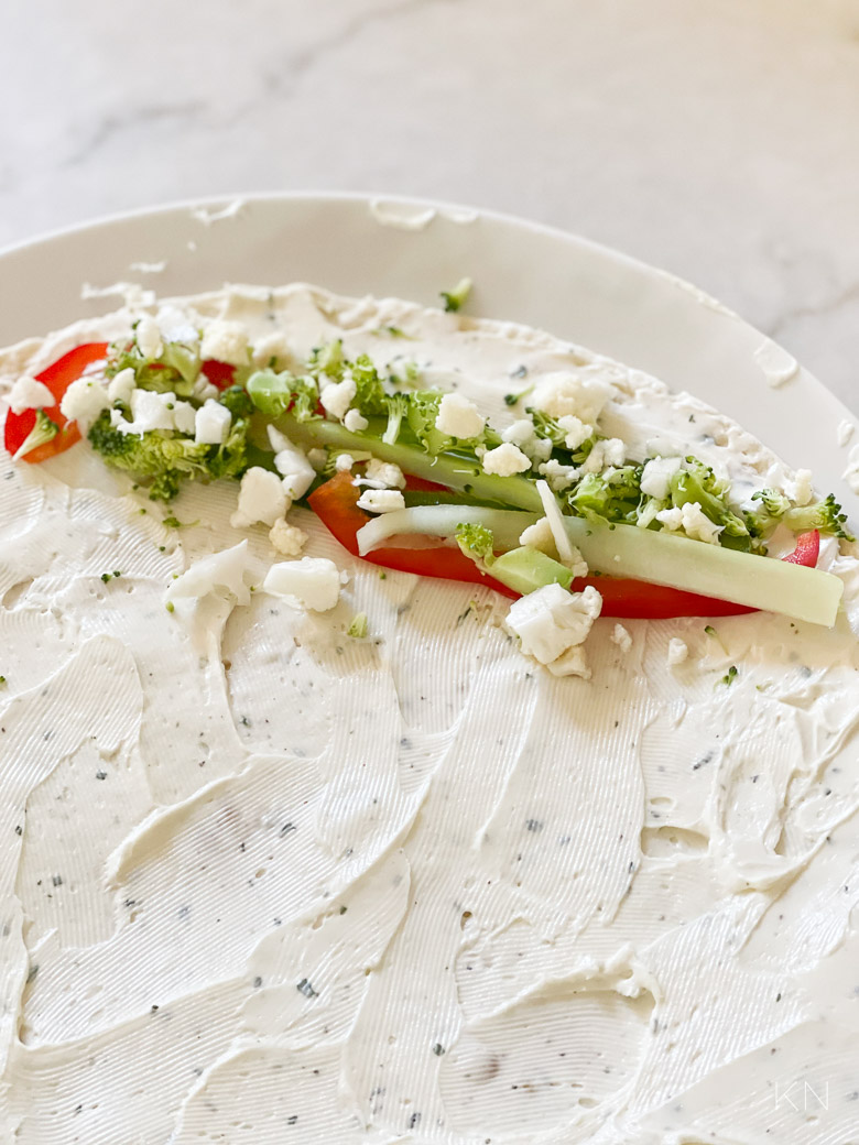 How to Make Veggie Pinwheels