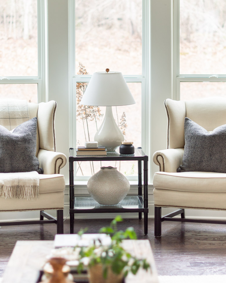 Neutral, Cozy Winter Living Room Decor