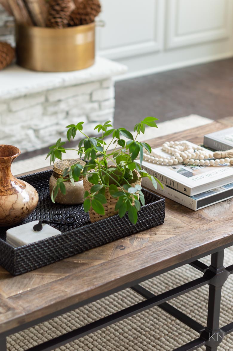 Winter Coffee Table Styling