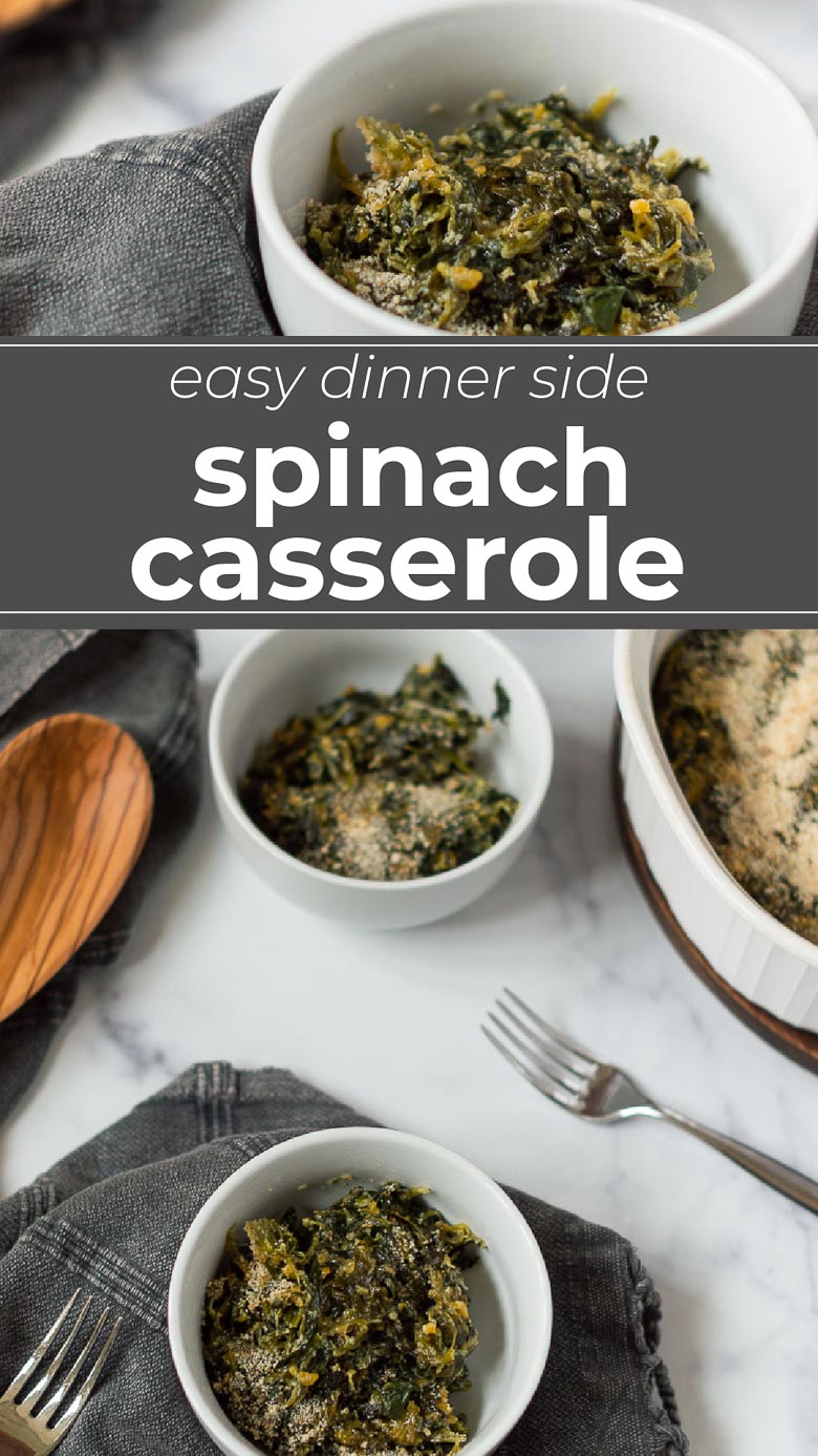 Dinner Side Idea: Spinach Casserole