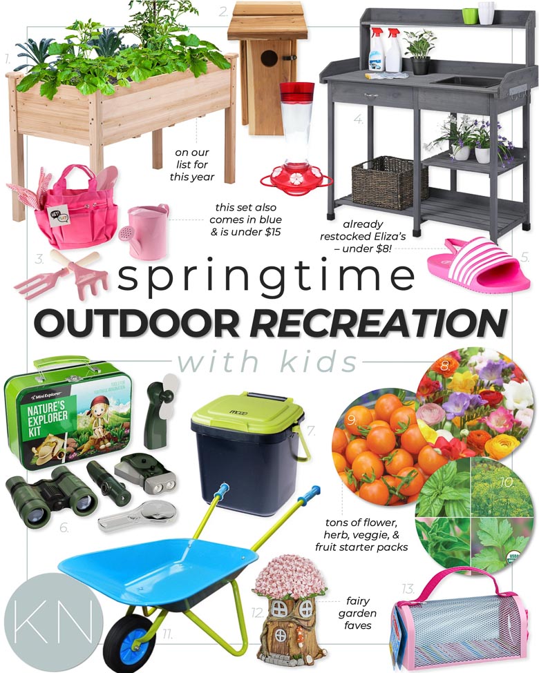Spring Yard Activities and Outdoor Gardening for Kids