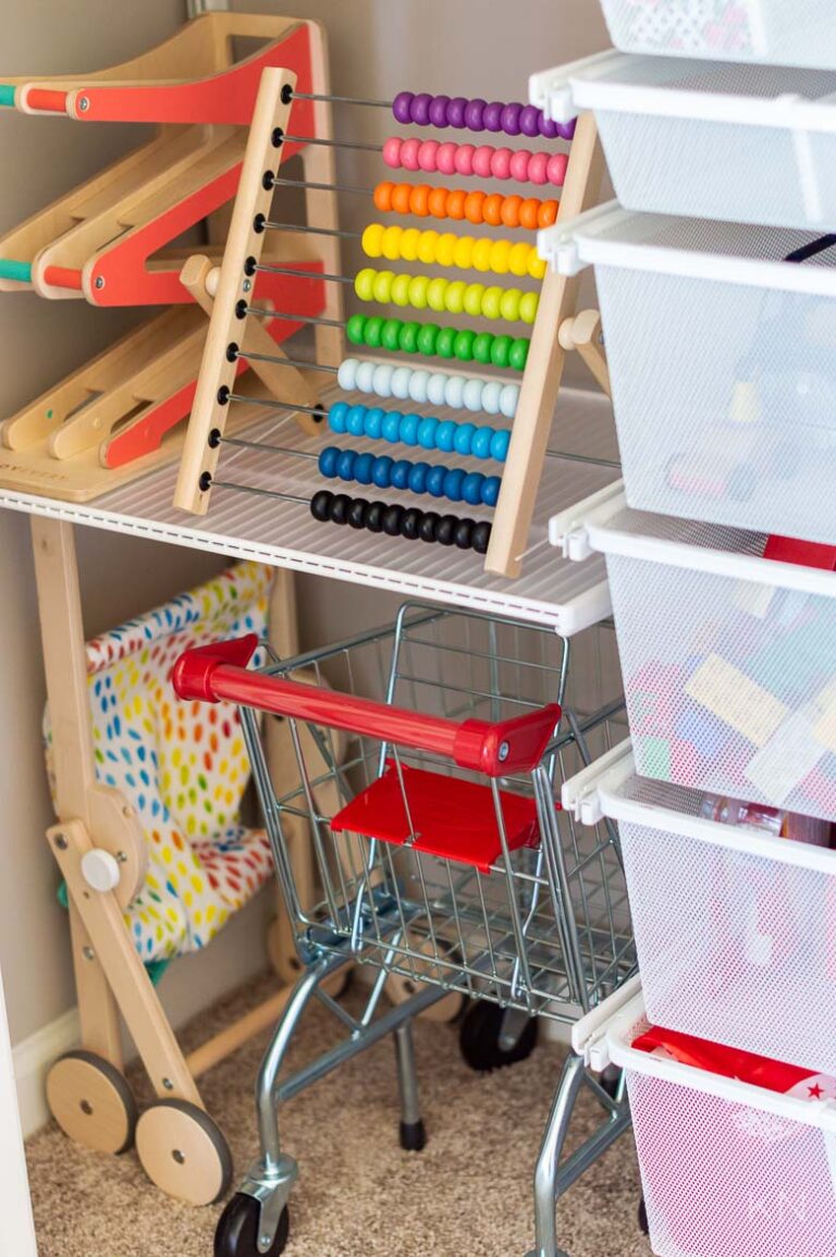 Playroom Storage Ideas & Playroom Closet Organization Kelley Nan