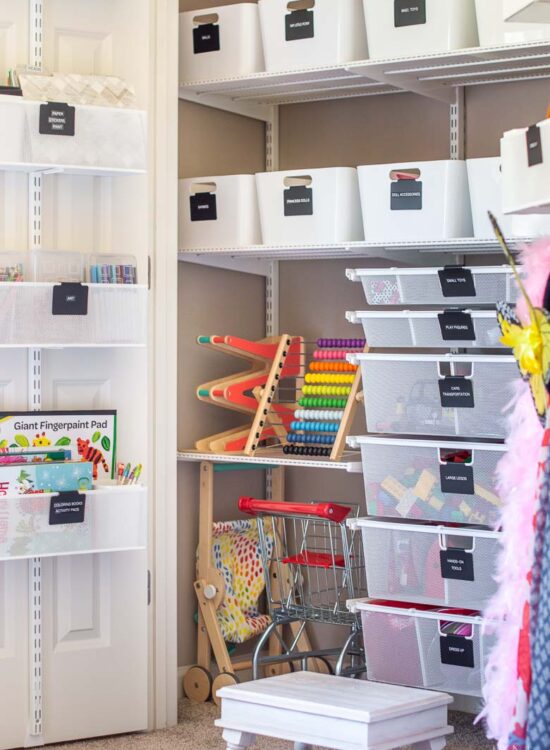 Playroom Storage Ideas and Toy Storage with Kids Organization Ideas