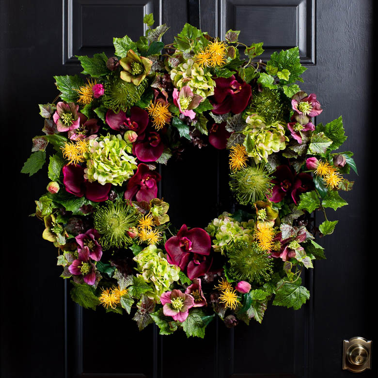 16 Pretty Spring Front Door Wreaths