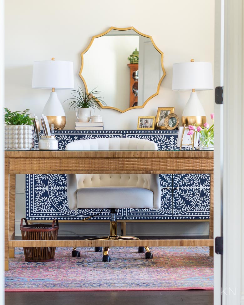 Coastal Powder Room - A Modern, Classic Design - Kelley Nan