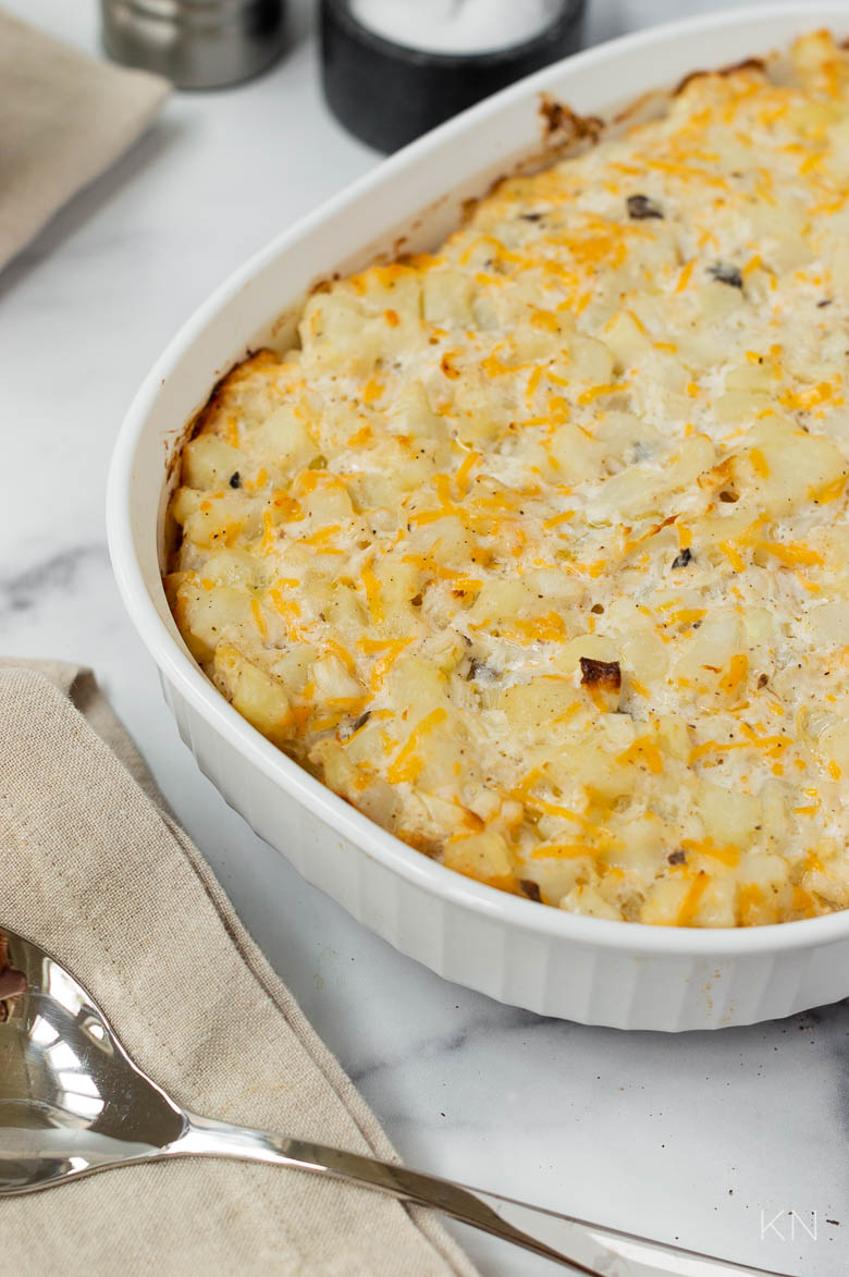 Baked Cheesy Hashbrown Casserole Recipe