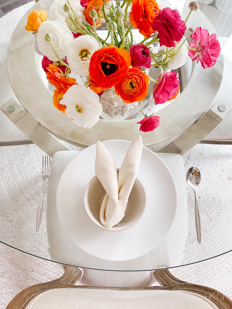 Simple Easter Place Setting