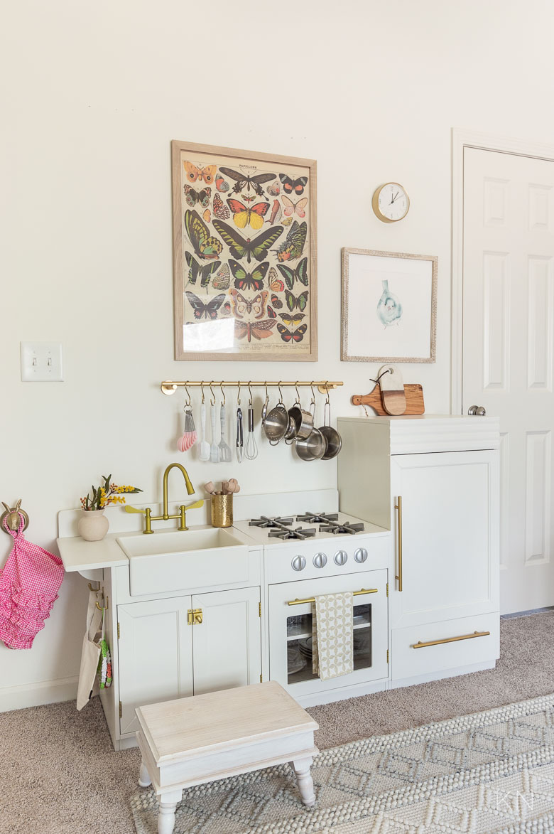 Kids Kitchen Setup for the Playroom