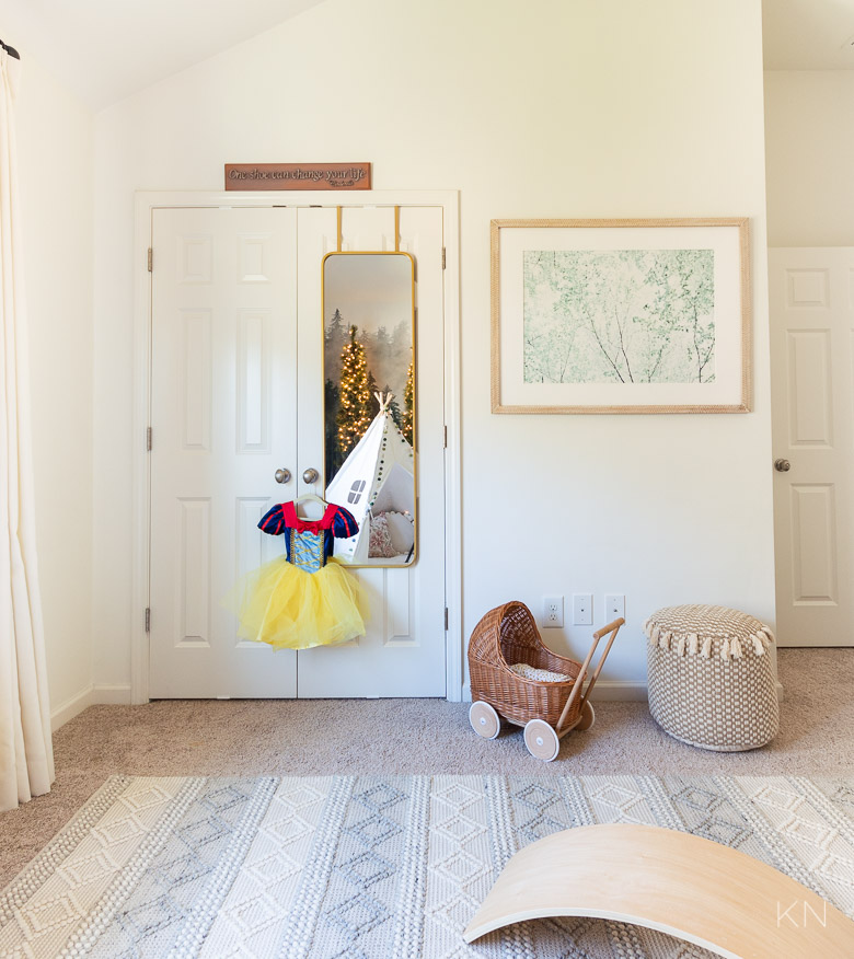 Kids Playroom with Dress Up Closet and Storage