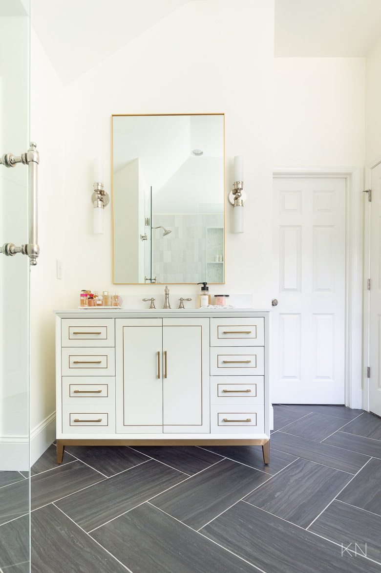 Primary Bathroom Remodel with His and Hers Separate Vanities