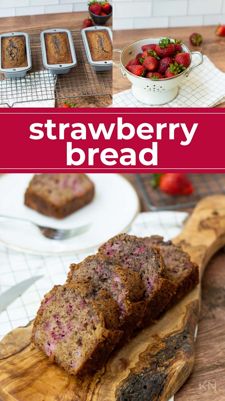 The Snack and Dessert You Need-- Yummy Strawberry Bread