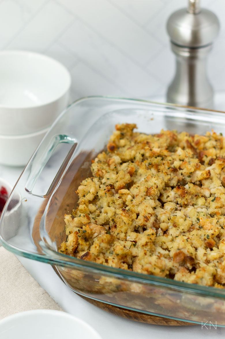 Turkey & Dressing Casserole from Thanksgiving Leftovers