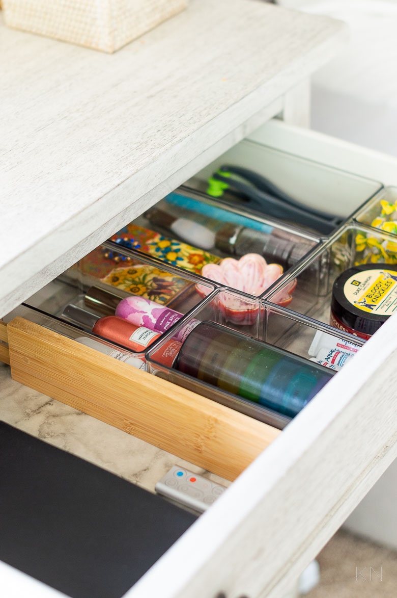 Using Dividers for Organizing Drawers