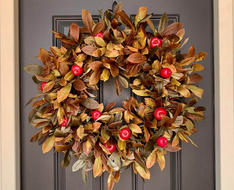 Pretty Fall Wreaths for the Front Porch