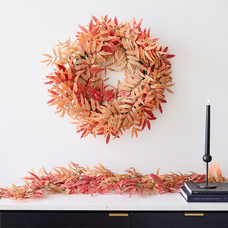 Favorite Fall Wreaths with Leaves