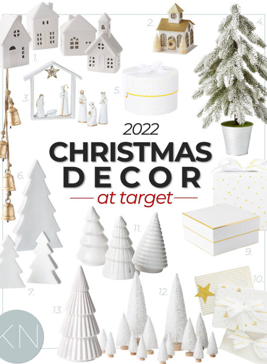 White Target Christmas Decor for 2022