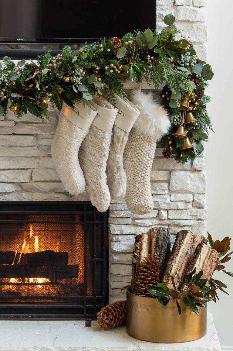 Christmas Mantel Garland: From Basic To Beautiful!- Kelley Nan