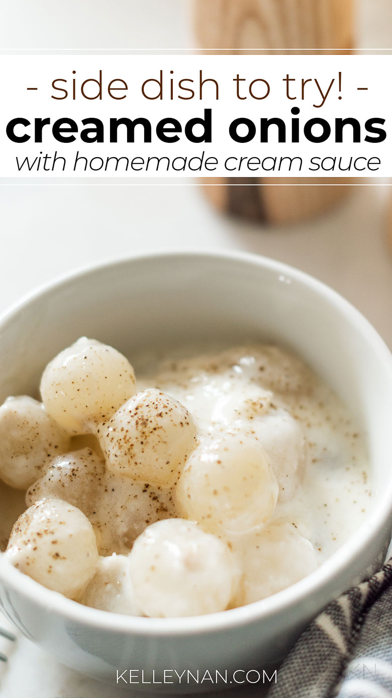 Creamed Onions with Cream Sauce Recipe