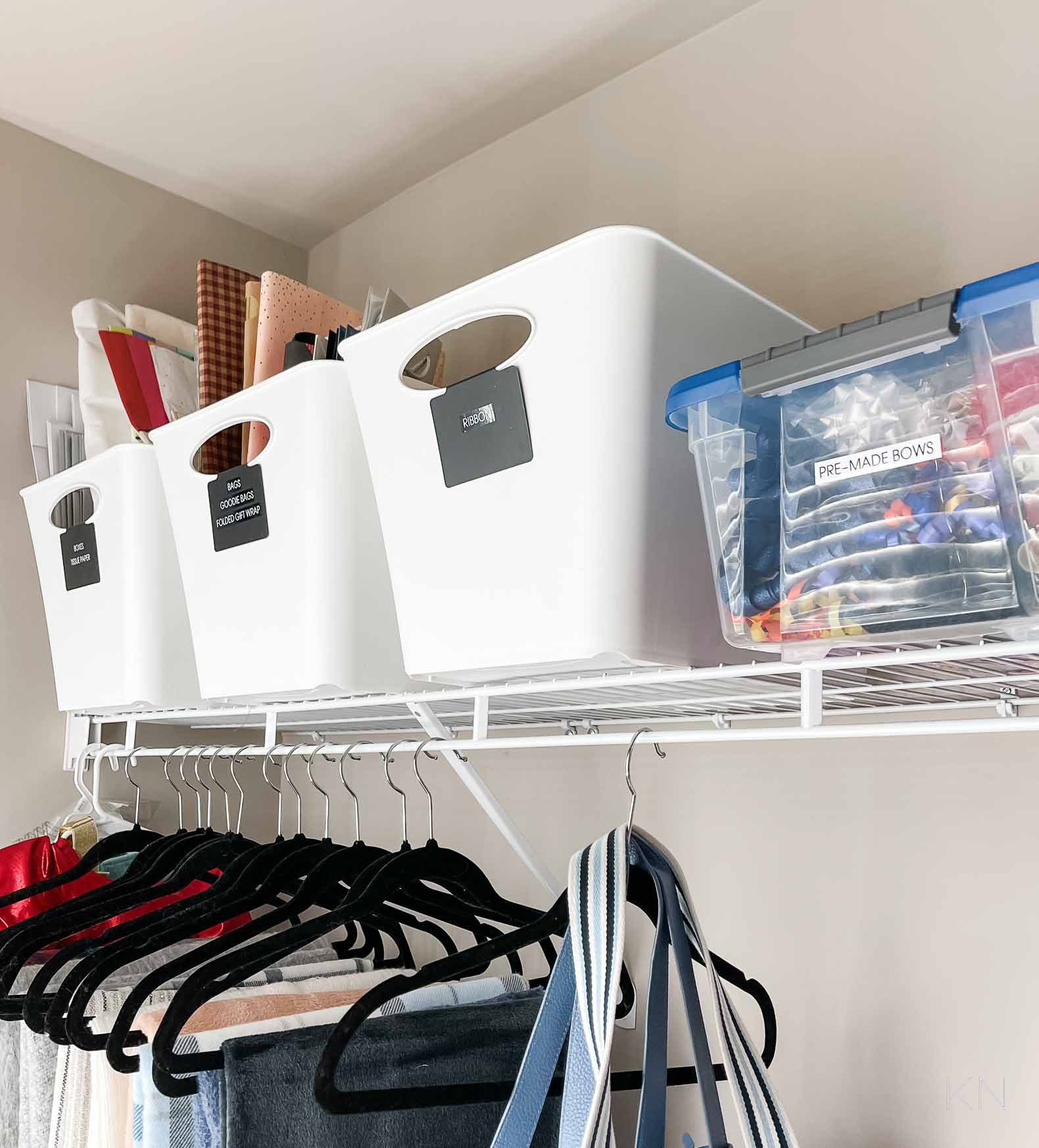 Decluttering the Office Closet (& Pillows!) - Kelley Nan