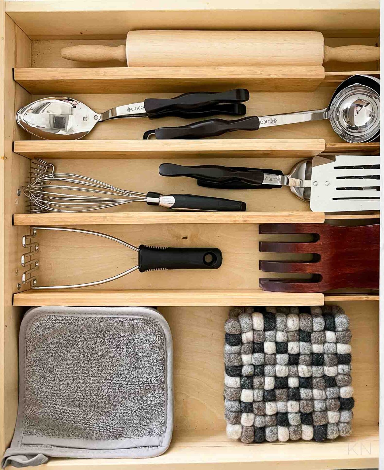 Decluttered Kitchen & Best Kitchen Drawer Organizers Kelley Nan