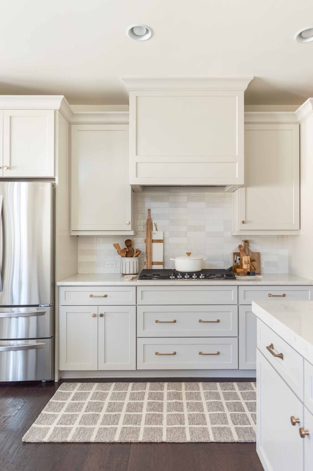 Agreeable Gray Kitchen Cabinets - Kitchen Makeover- Kelley Nan