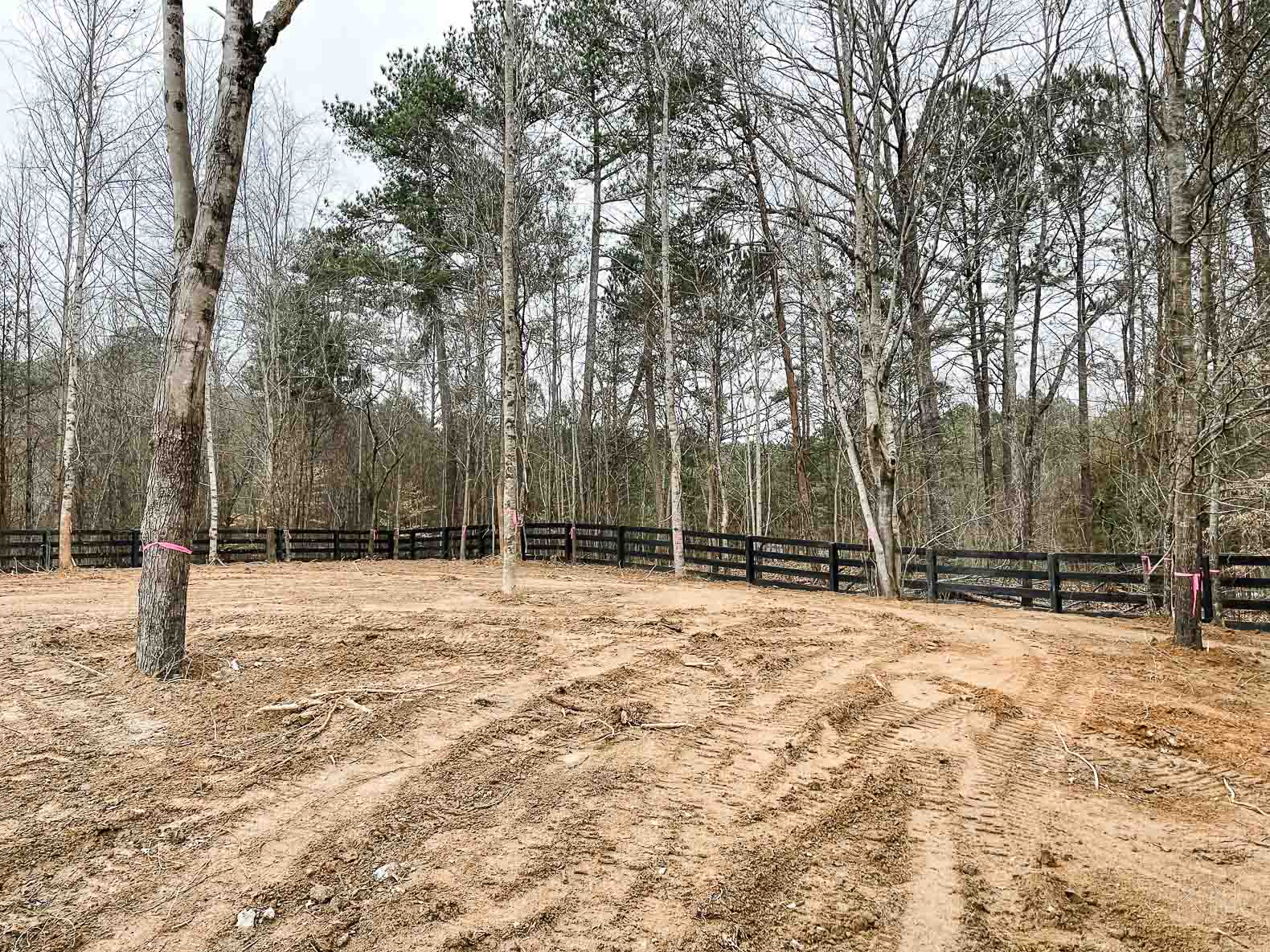 Upper Level Back Yard Progress