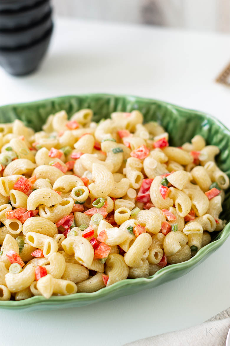 4 Ingredient Pasta Salad With Mayo