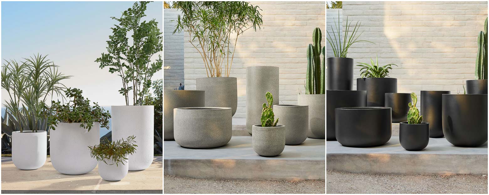 large outdoor flower pots, large planters online