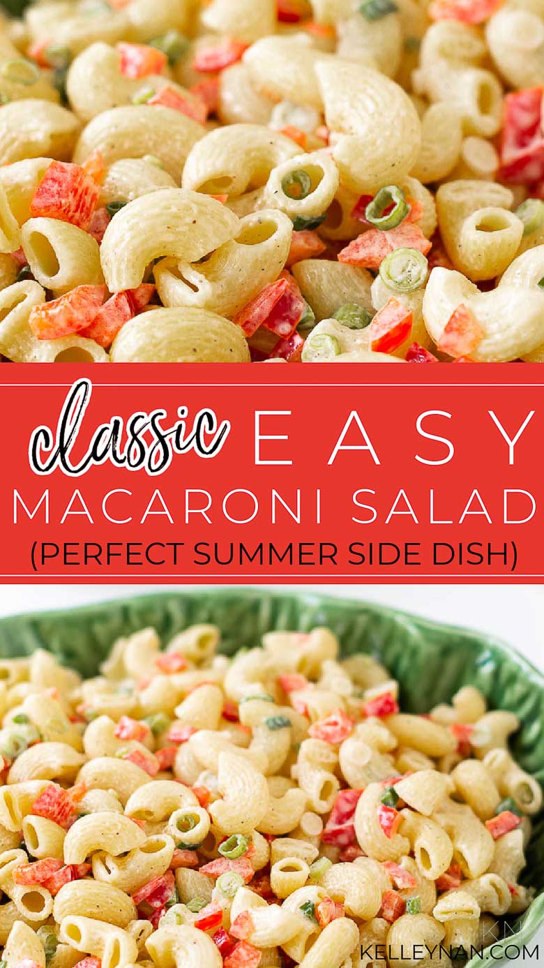Easy recipe for classic macaroni salad