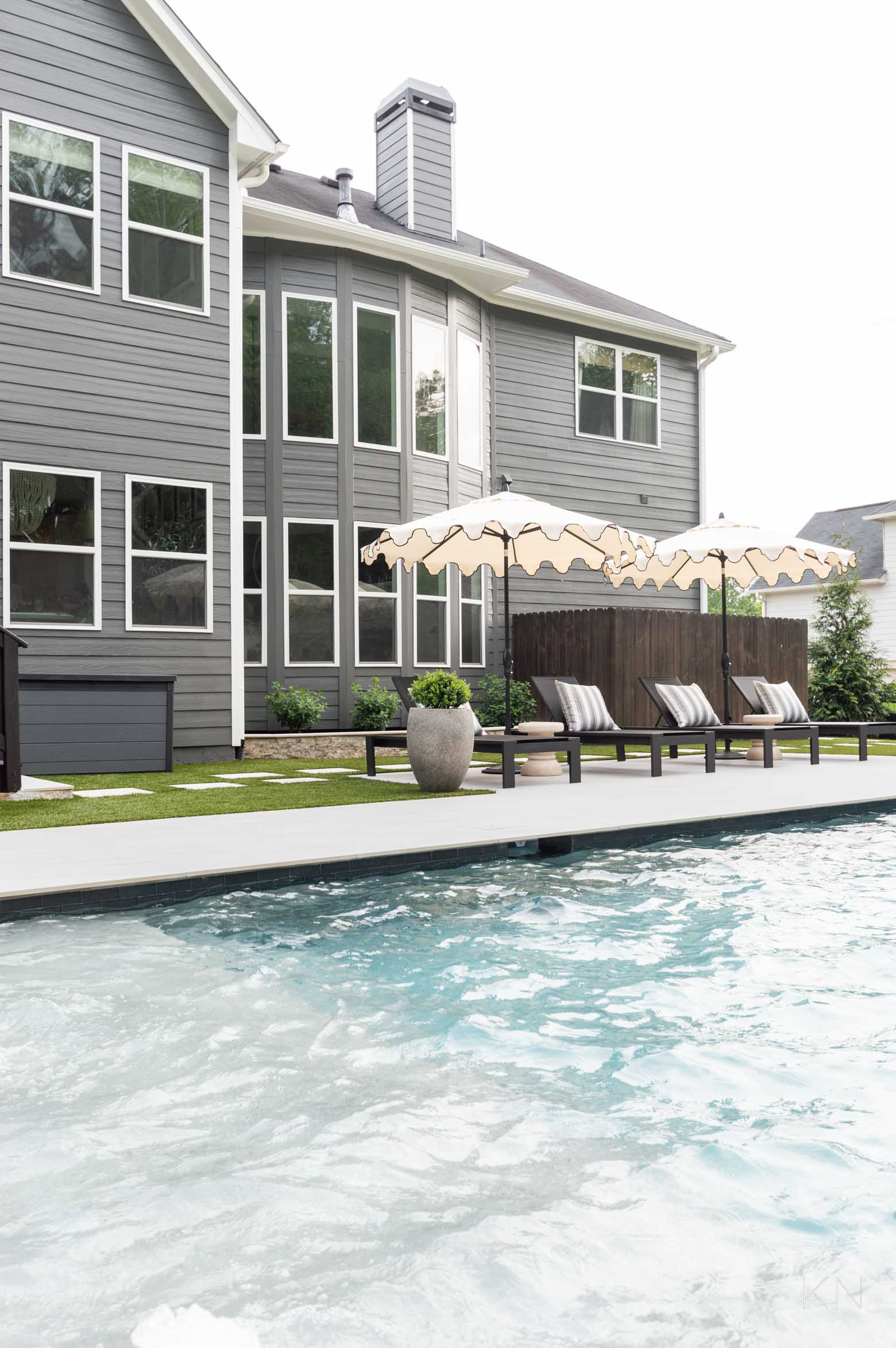 French Gray Pool Design
