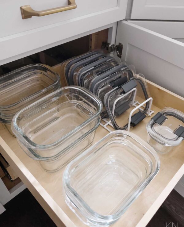 How to Organize Tupperware and Food Storage Containers