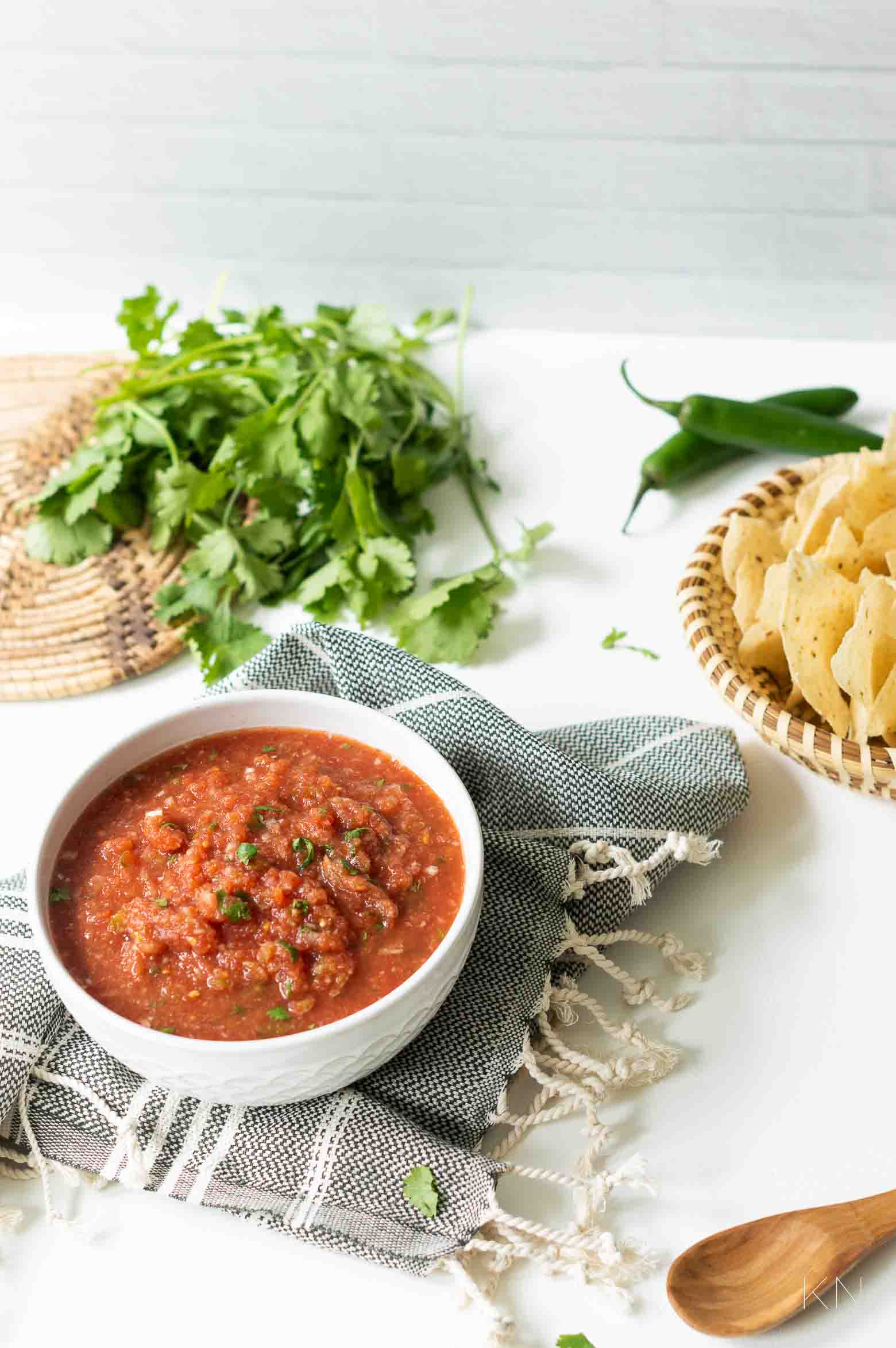 Homemade Salsa Ingredients & Recipe