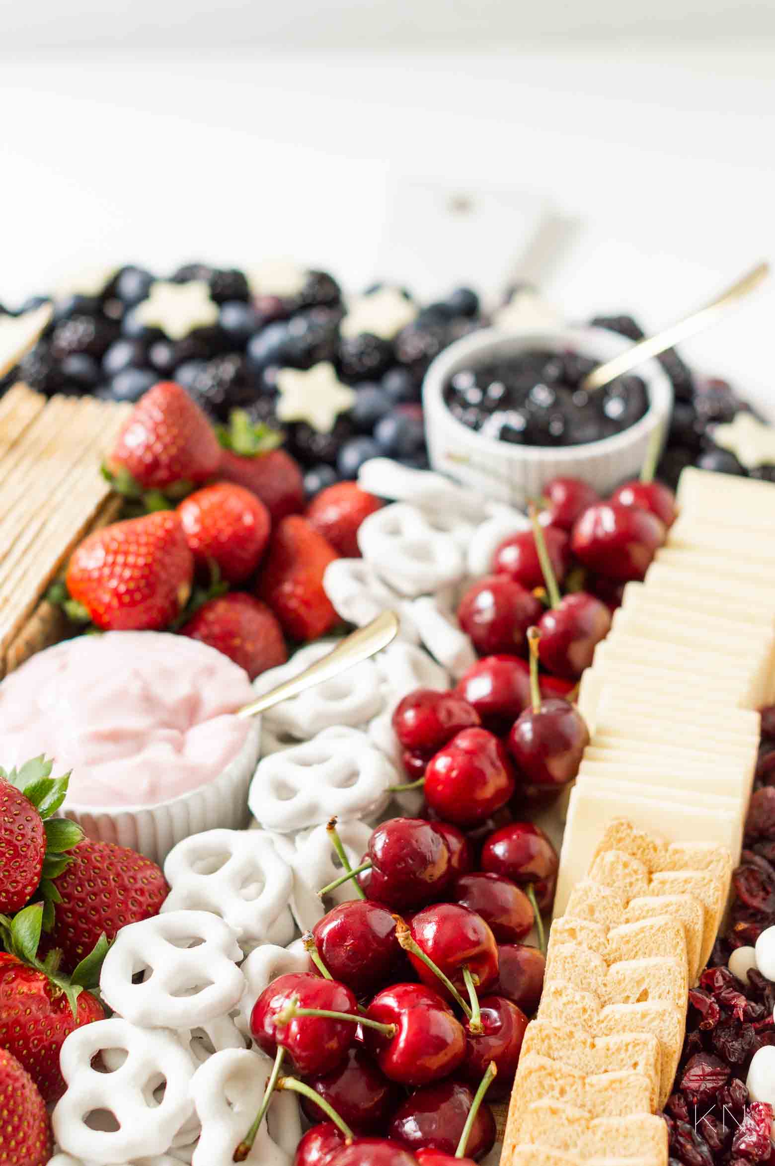 Red White & Blue 4th of July Charcuterie Board Ideas