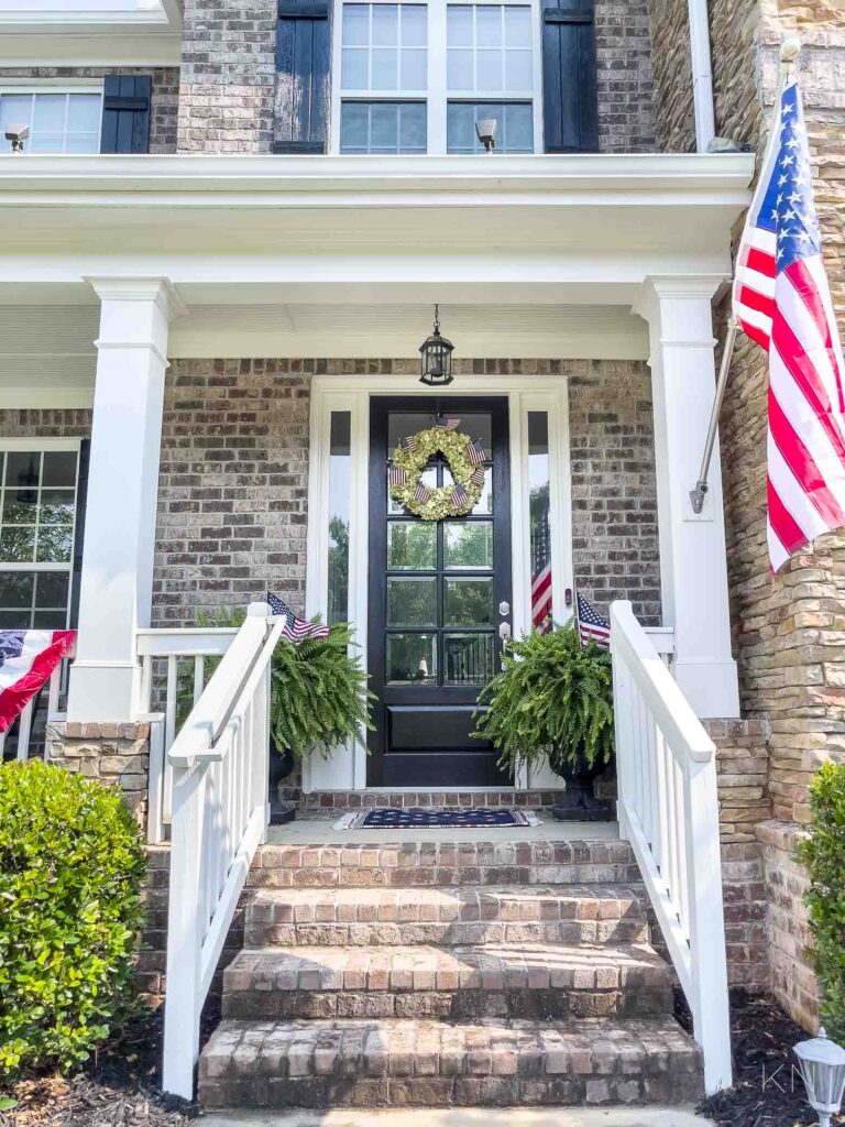 4th of july porch bunting