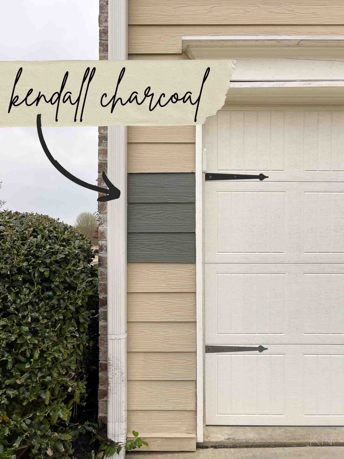 Benjamin Moore Kendall Charcoal Exterior Makeover Kelley Nan