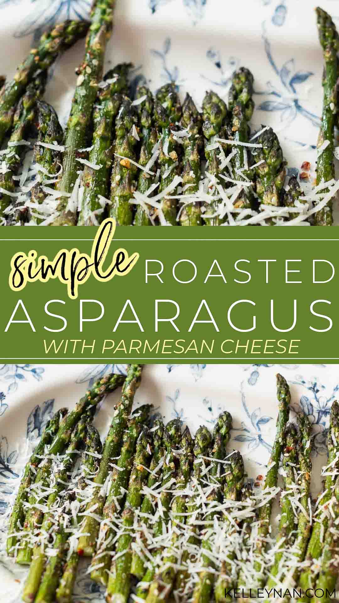 Easy Oven Roasted Asparagus with Parmesan -- Perfect for a Simple Weeknight Dinner Side