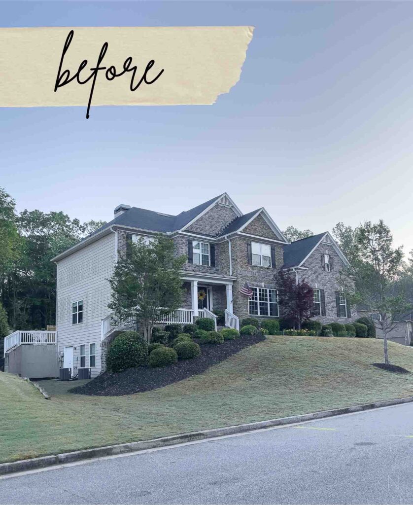 Benjamin Moore Kendall Charcoal Exterior Makeover Kelley Nan