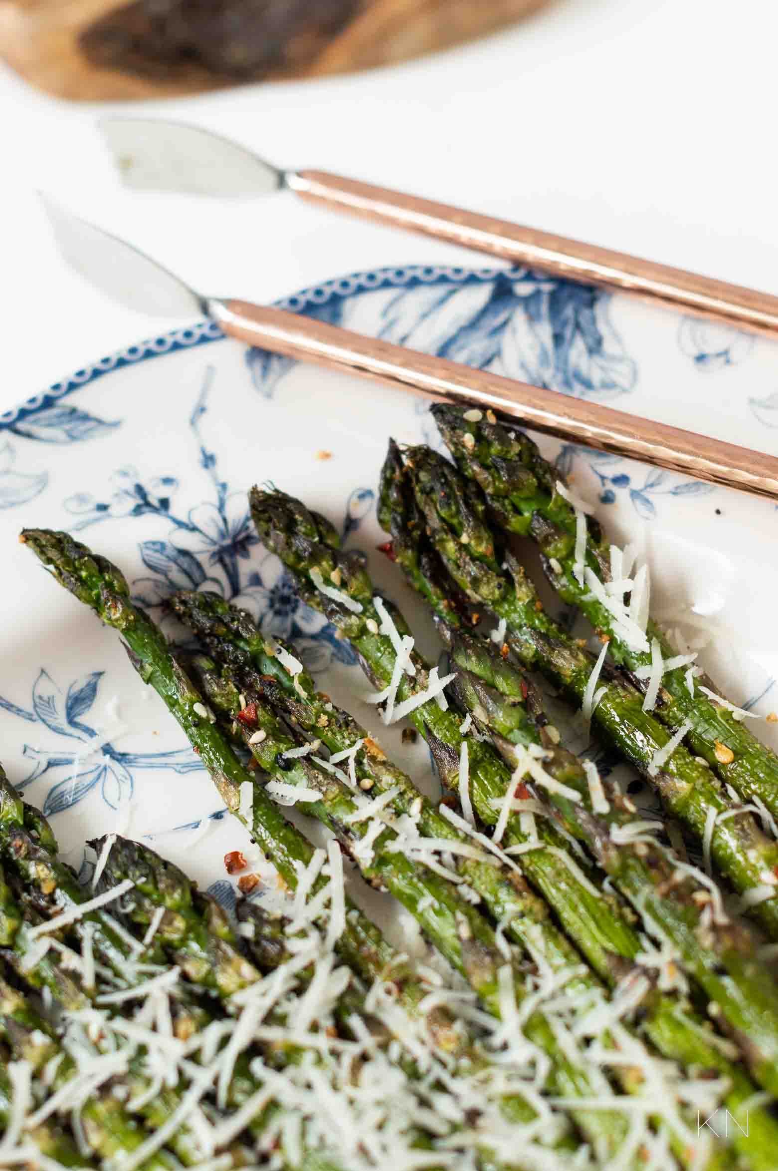 Simple Recipe for Oven Roasted Asparagus Parmesan