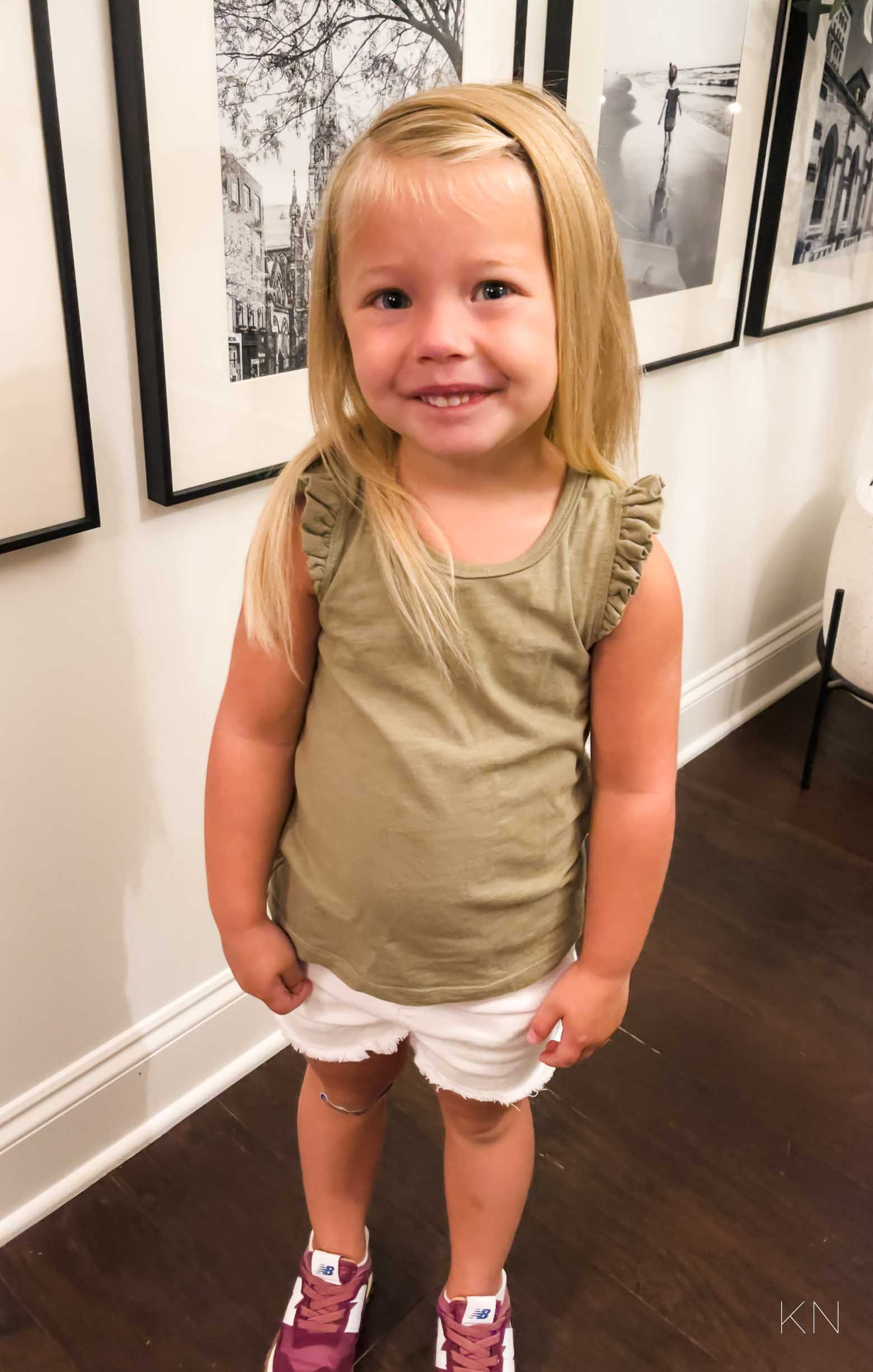 Madelyn's First Haircut (mullet to bob transformation) | A Lovely Living
