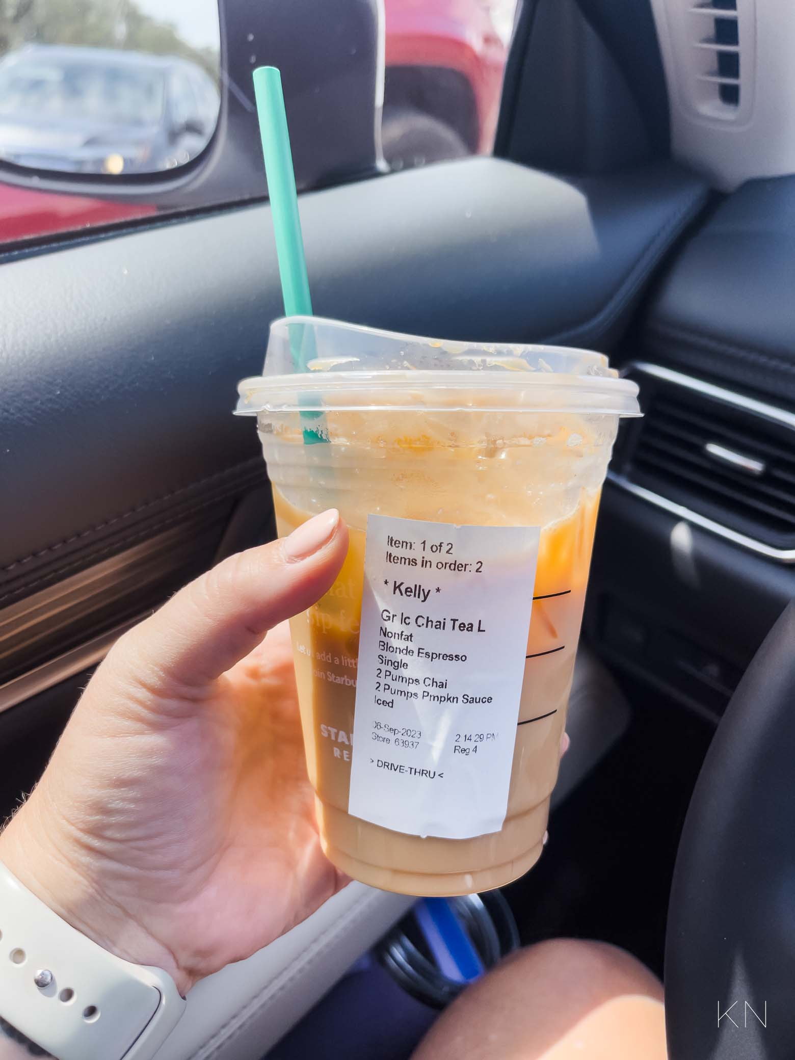 Starbucks Fall Drink -- Iced Dirty Pumpkin Chai