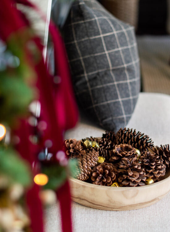 Simple Entry Decor for Christmas
