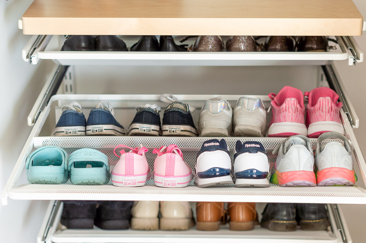 Kids Shoe and Closet OrganizationIdeas