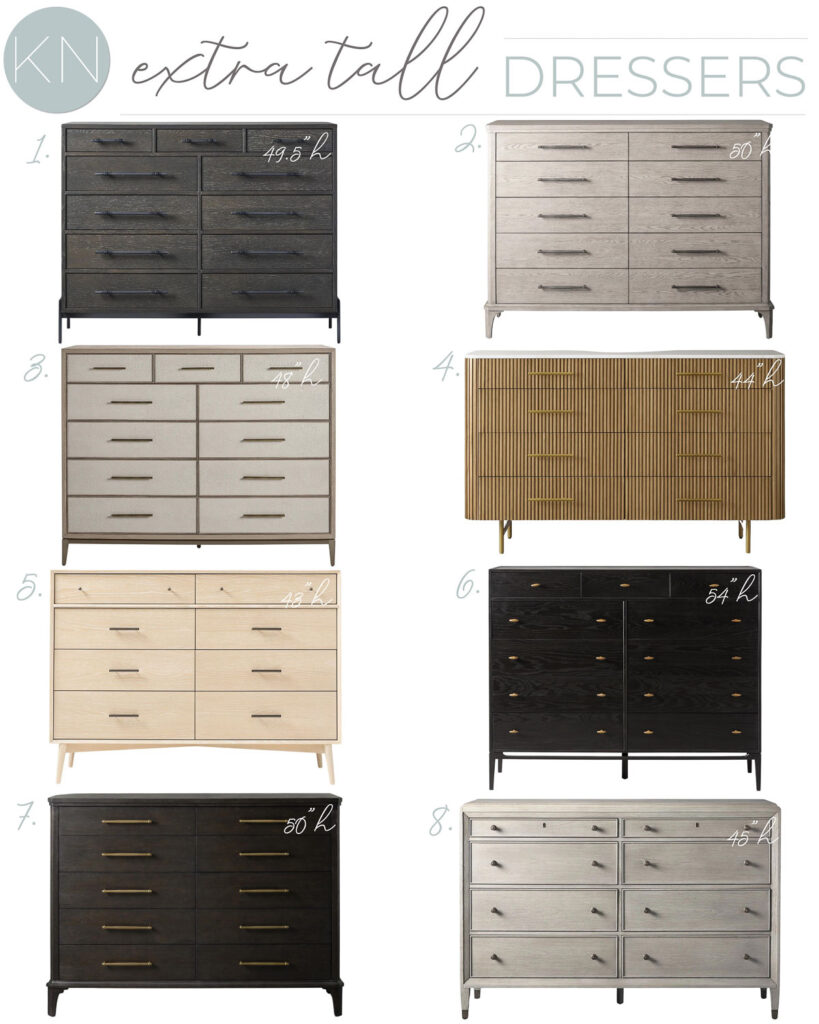Best Wide Dressers, Tall Dressers, & More! - Kelley Nan